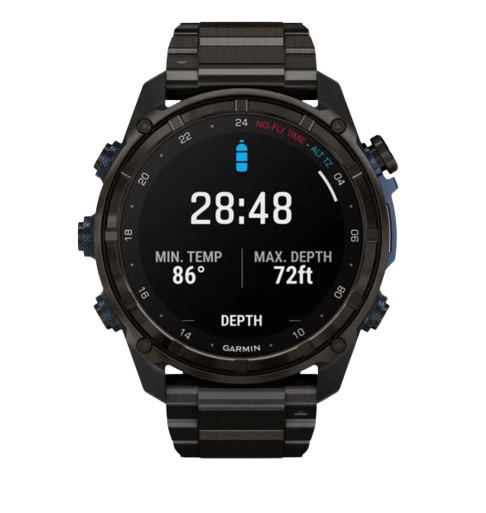 Garmin MK3i Dive Computer - Carbon Gray & Titanium Band