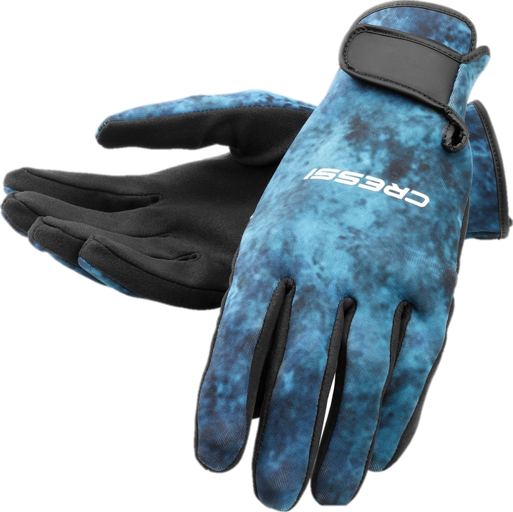 Cressi 2mm Hunter Gloves - Blue