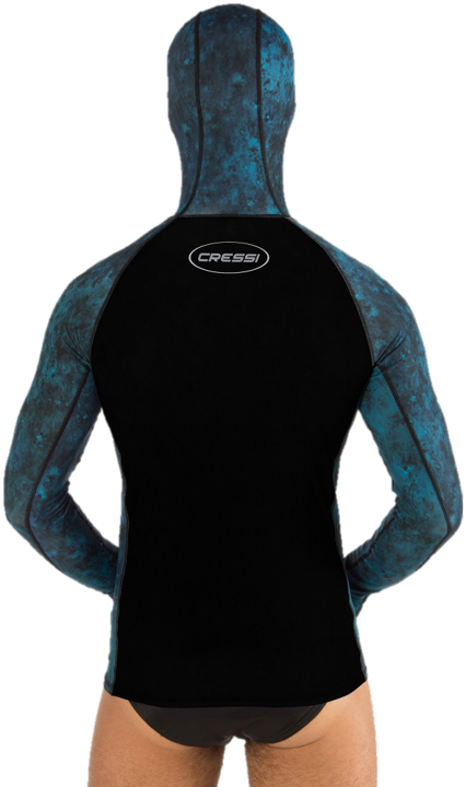 Cressi Cobia Rash Guard - Blue Hunter