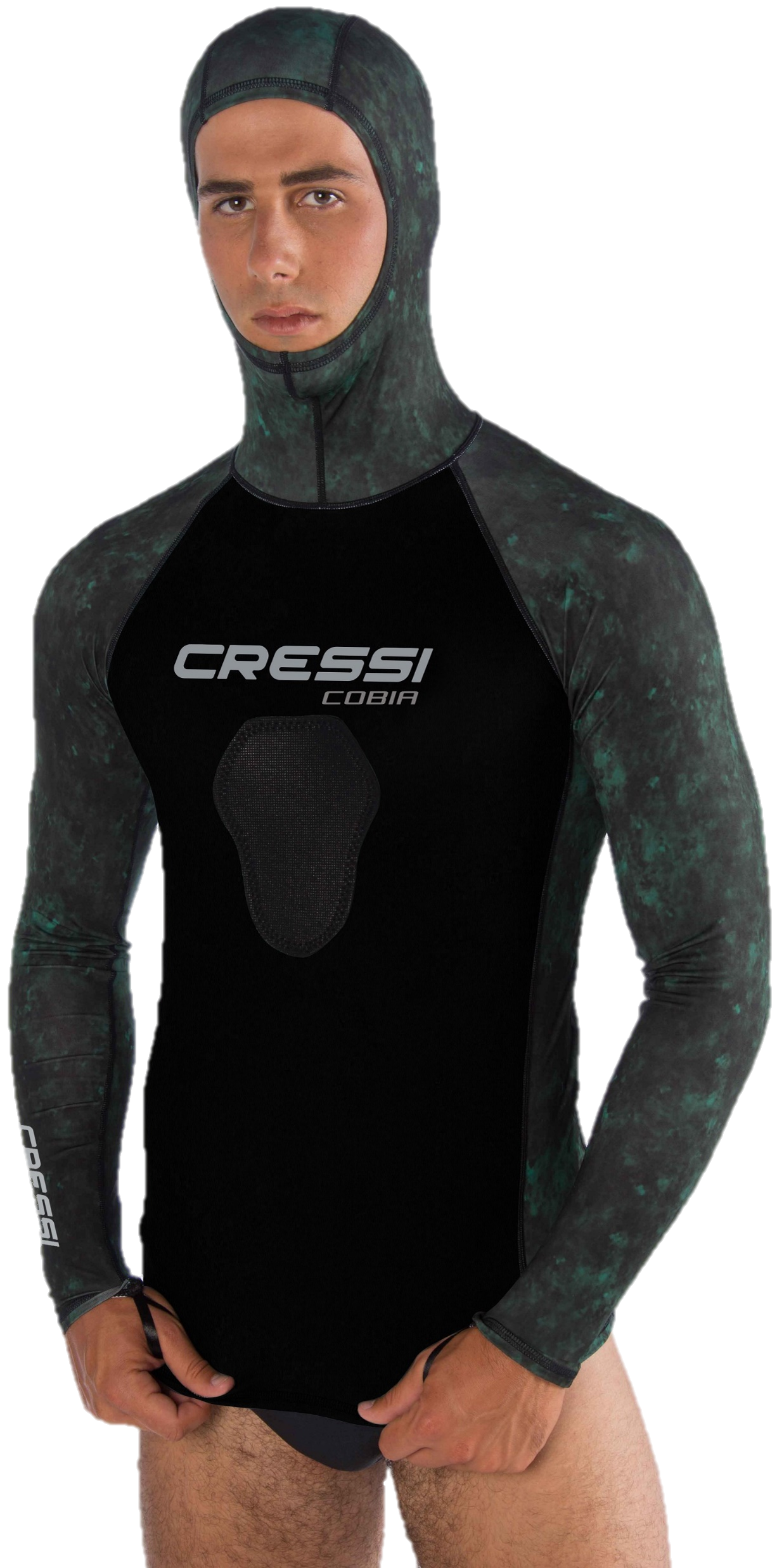 Cressi Cobia Rash Guard - Green Hunter