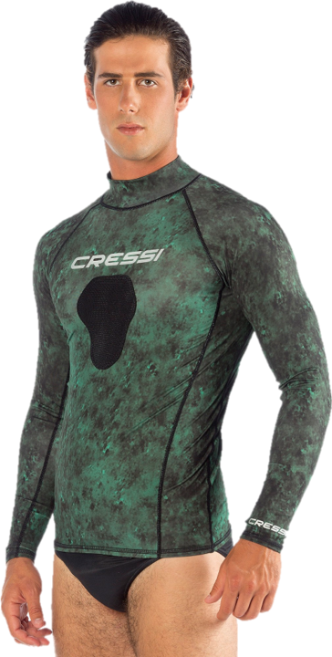 Cressi Hunter Rash Guard - Green Camo