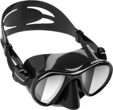 Cressi Metis Mask - Black Mirrored Lens