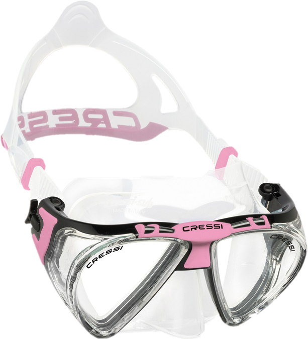 Cressi Penta+ Dive Mask-clear/pink