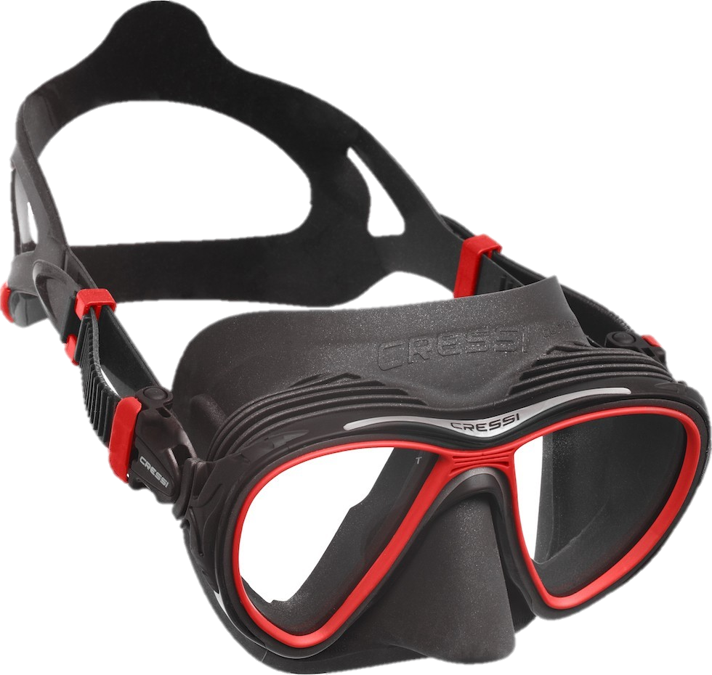 Cressi Quantum Mask - Black & Red