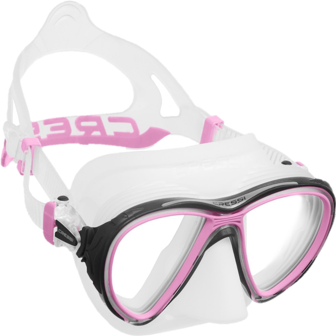 Cressi Quantum Mask - Clear & Pink