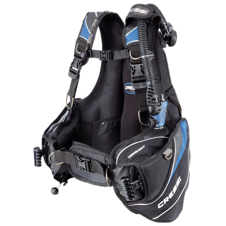 Cressi Travelight BCD - Men's Black & Blue