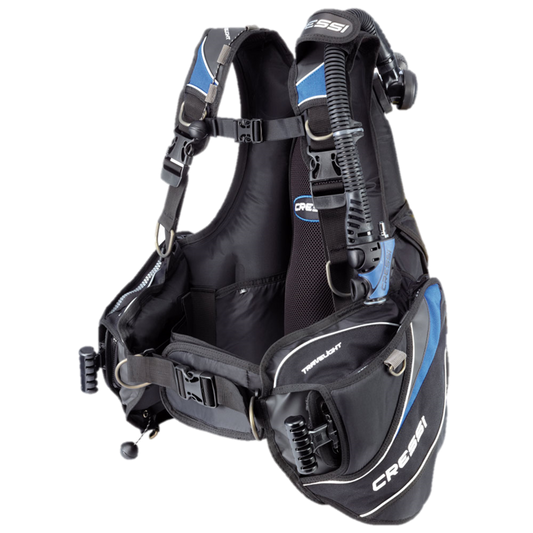 Cressi Travelight BCD - Men's Black & Blue