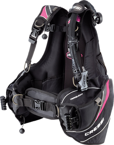 Cressi Travelight BCD - Women's Black & Pink