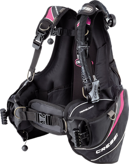 Cressi Travelight BCD - Women's Black & Pink