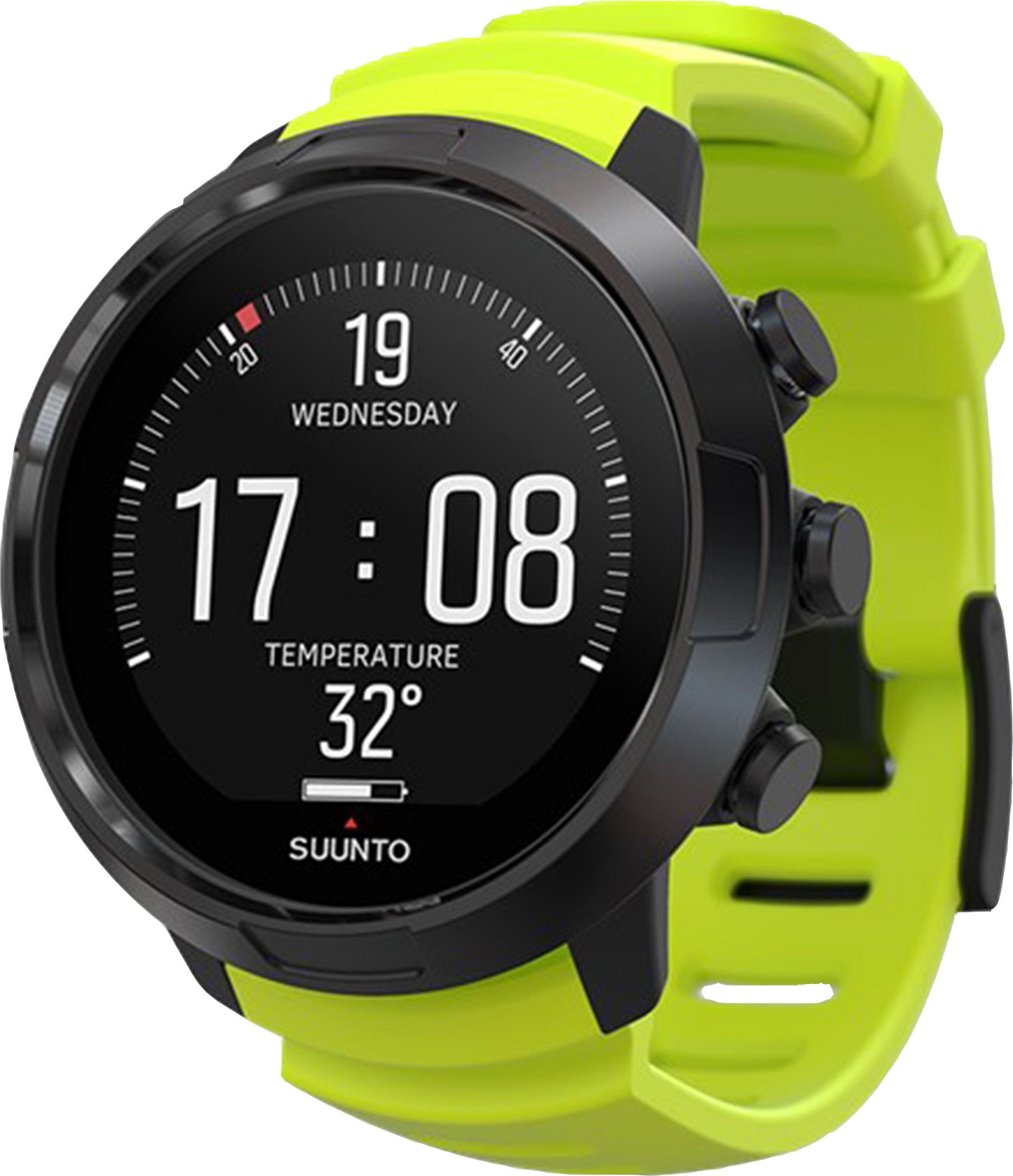 Suunto D5 Dive Computer Yellow with Black Bezel