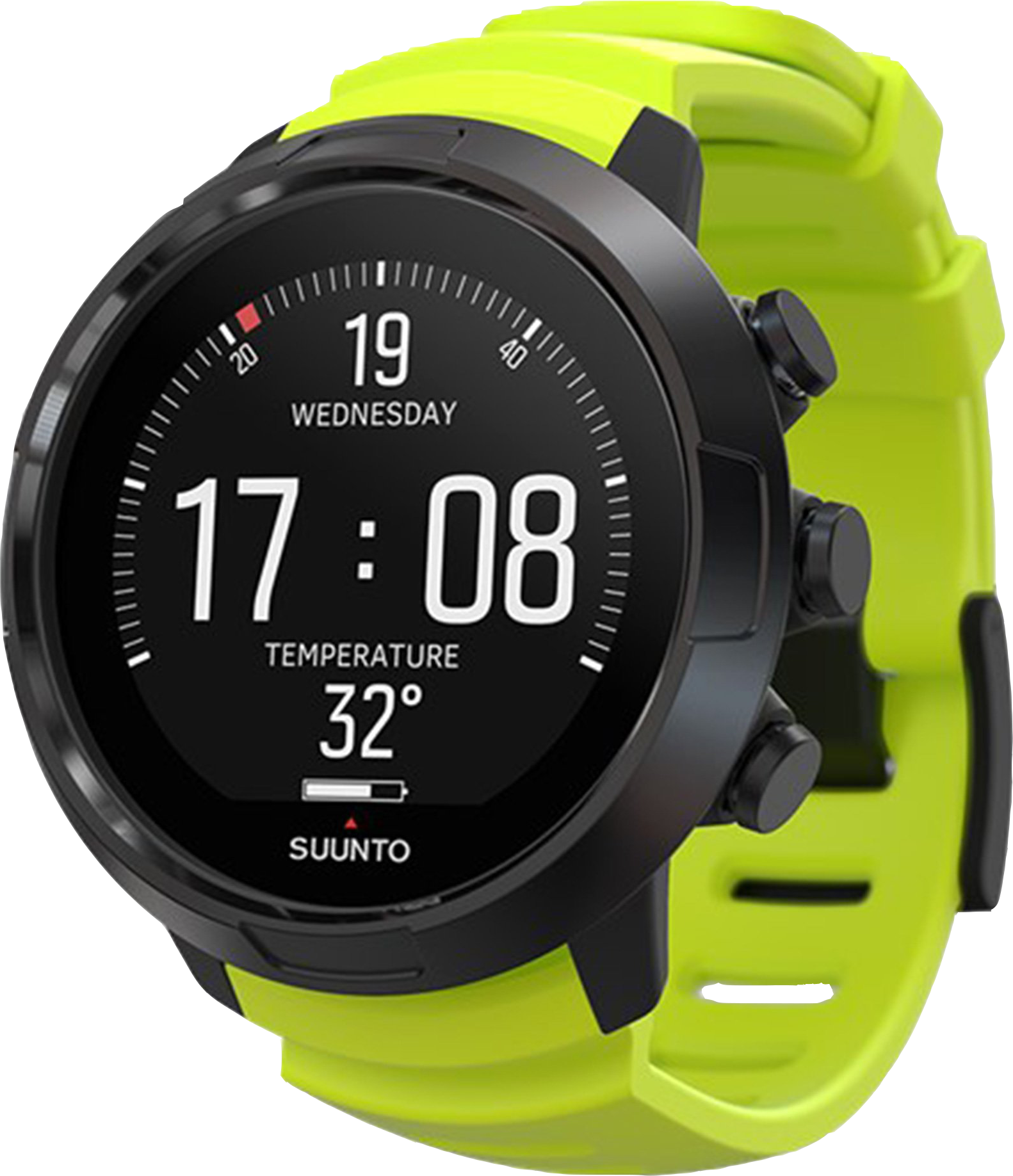 Suunto D5 Dive Computer Yellow with Black Bezel