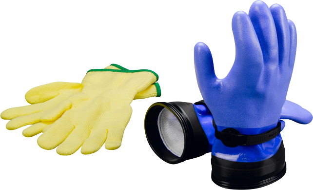 DUI Heavy-Duty Dry Zip Gloves w/ Liners