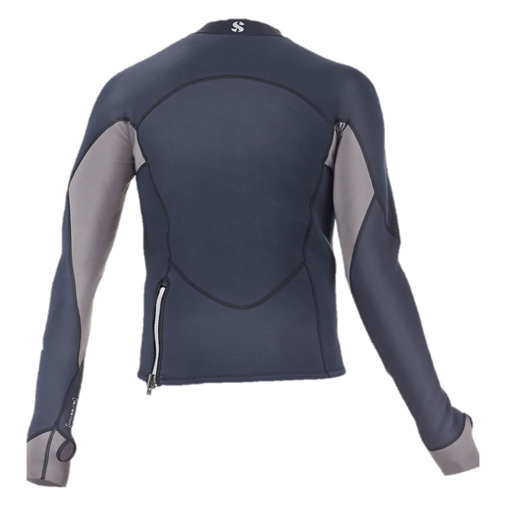 ScubaPro Everflex 1.5mm Men's Long Sleeve Top - Black/Gray