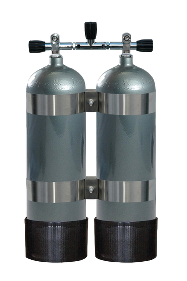 Faber Gun Metal Gray Twin Steel Cylinder Sets