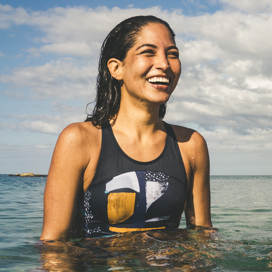 Fourth Element Ocean Positive Mako Bikini Bottom Midnight Pattern