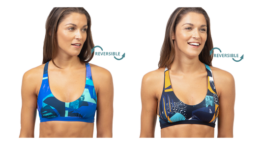 Fourth Element Ocean Positive Tiger Reversible Bikini Top