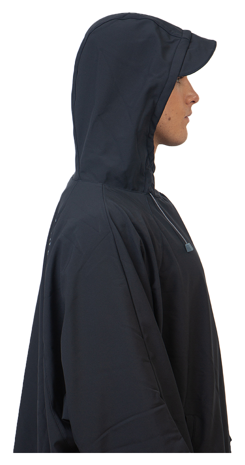 Fourth Element Storm Poncho Black