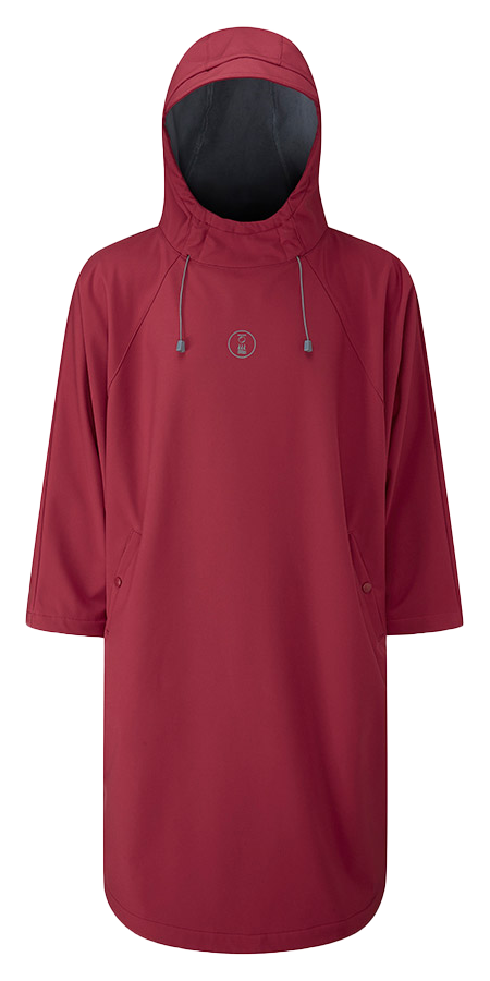 Fourth Element Storm Poncho Burgundy