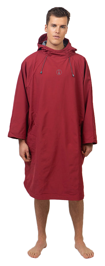 Fourth Element Storm Poncho Burgundy