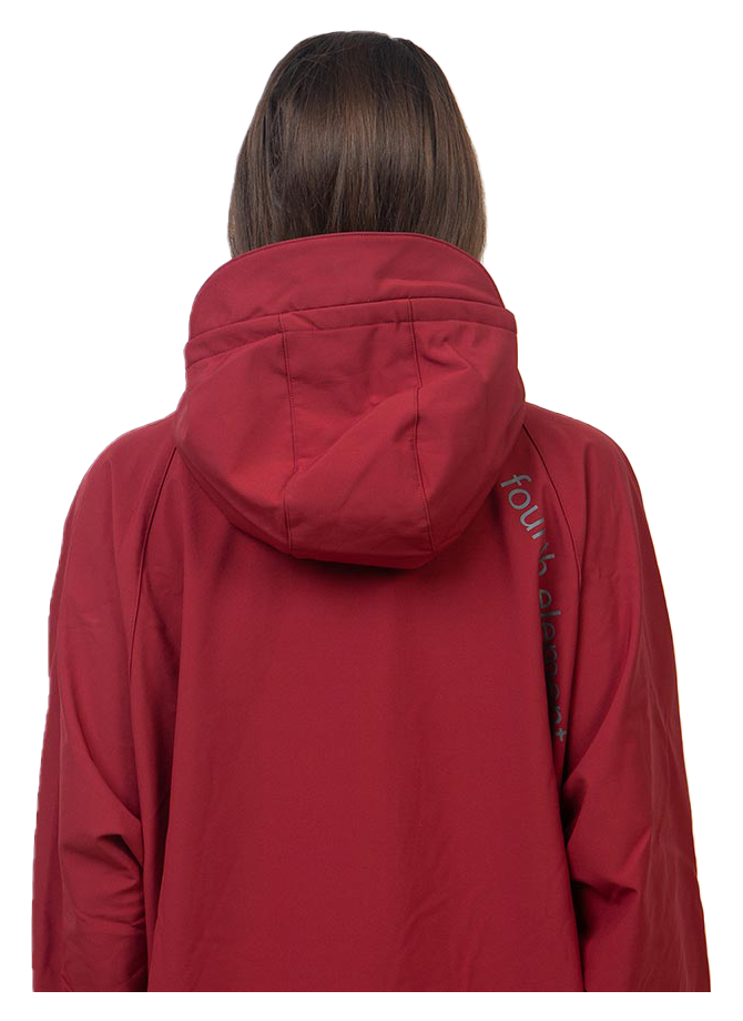 Fourth Element Storm Poncho Burgundy