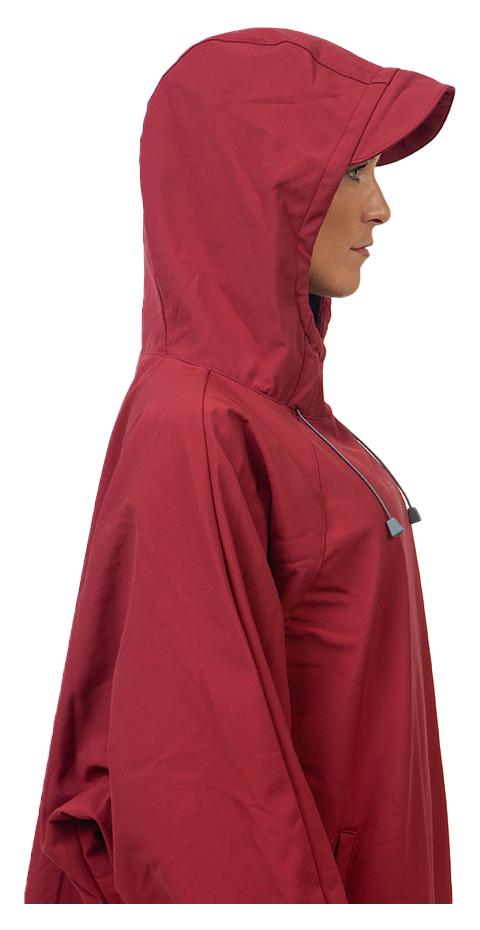 Fourth Element Storm Poncho Burgundy