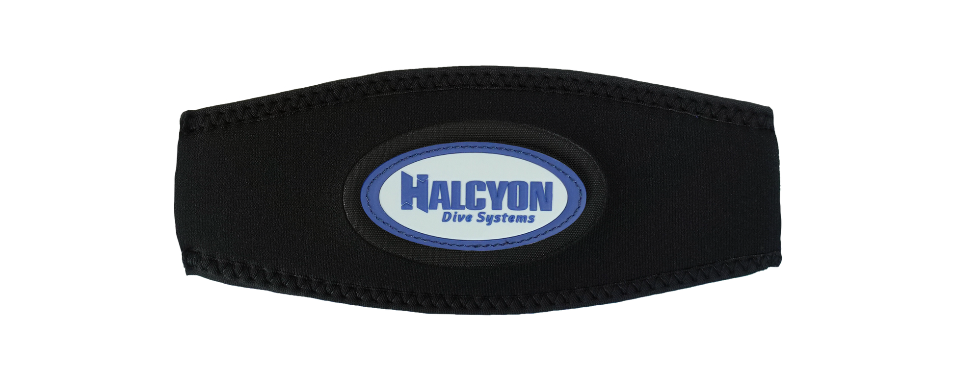 Halcyon Neoprene Logo Mask Strap Cover - Blue