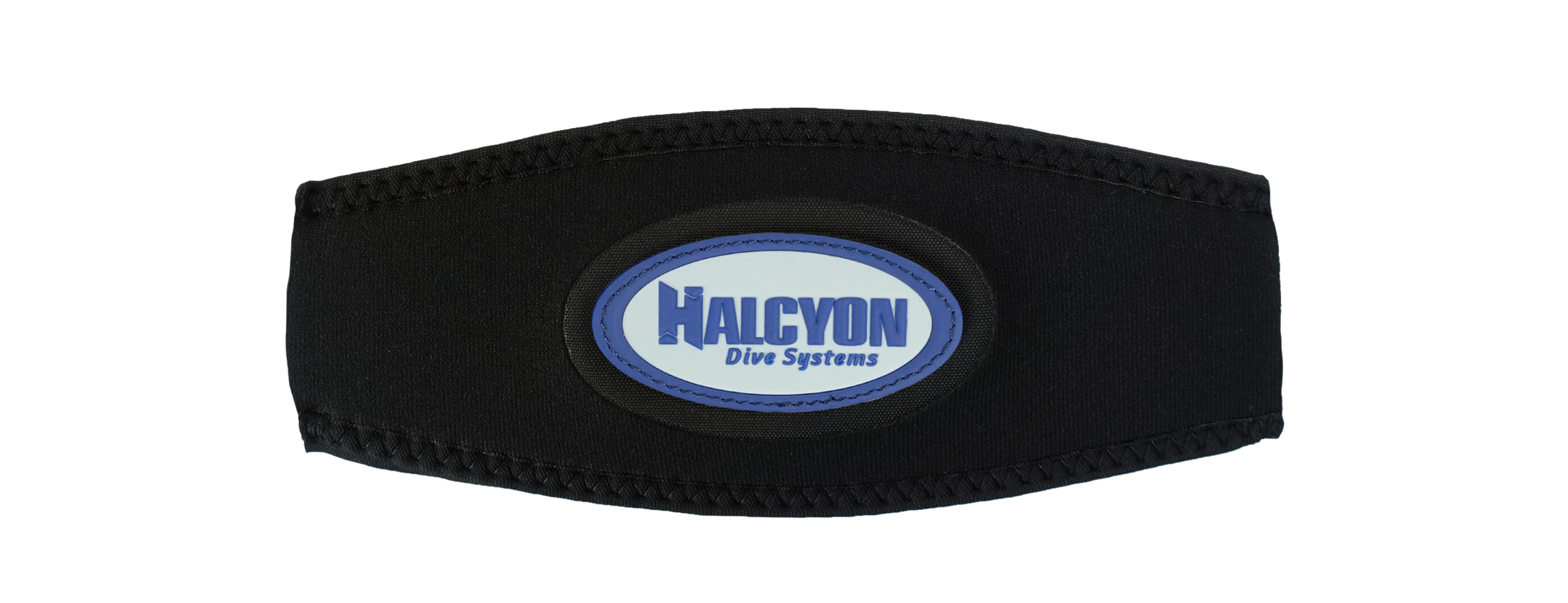 Halcyon Neoprene Logo Mask Strap Cover - Blue