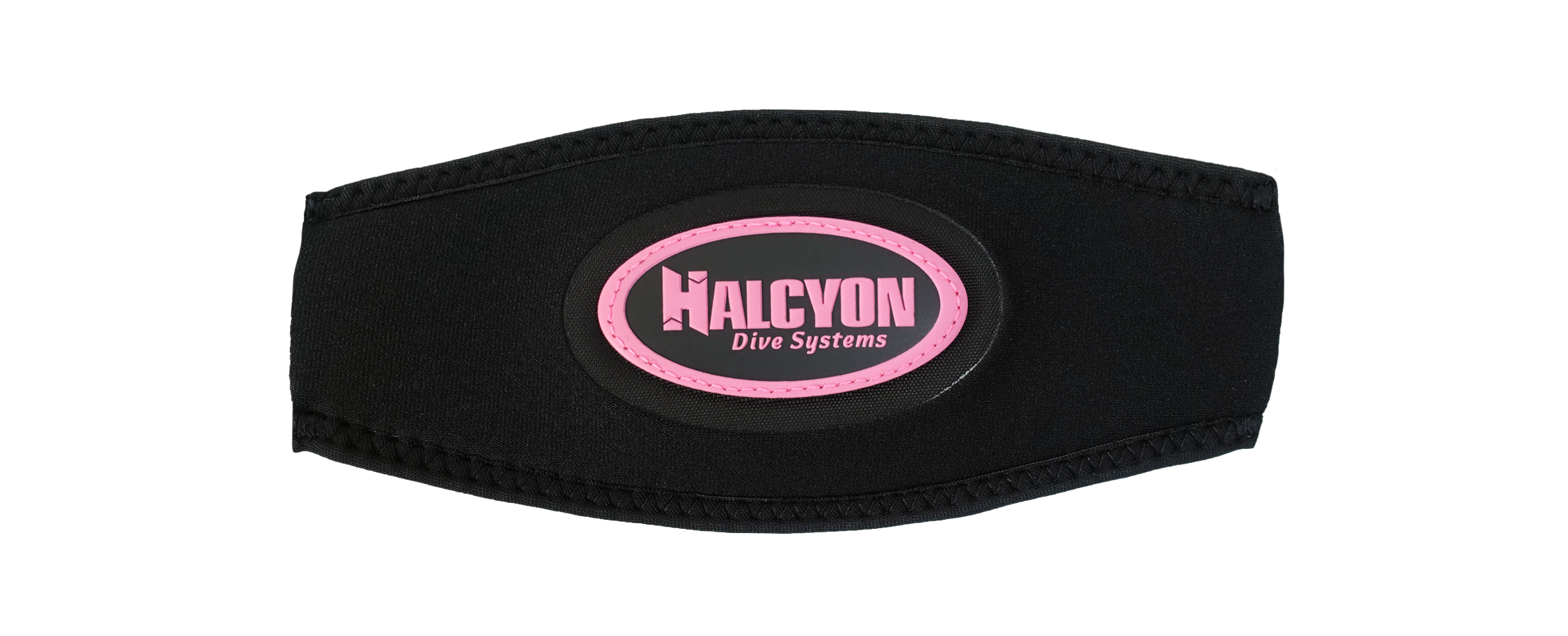 Halcyon Neoprene Logo Mask Strap Cover - Pink