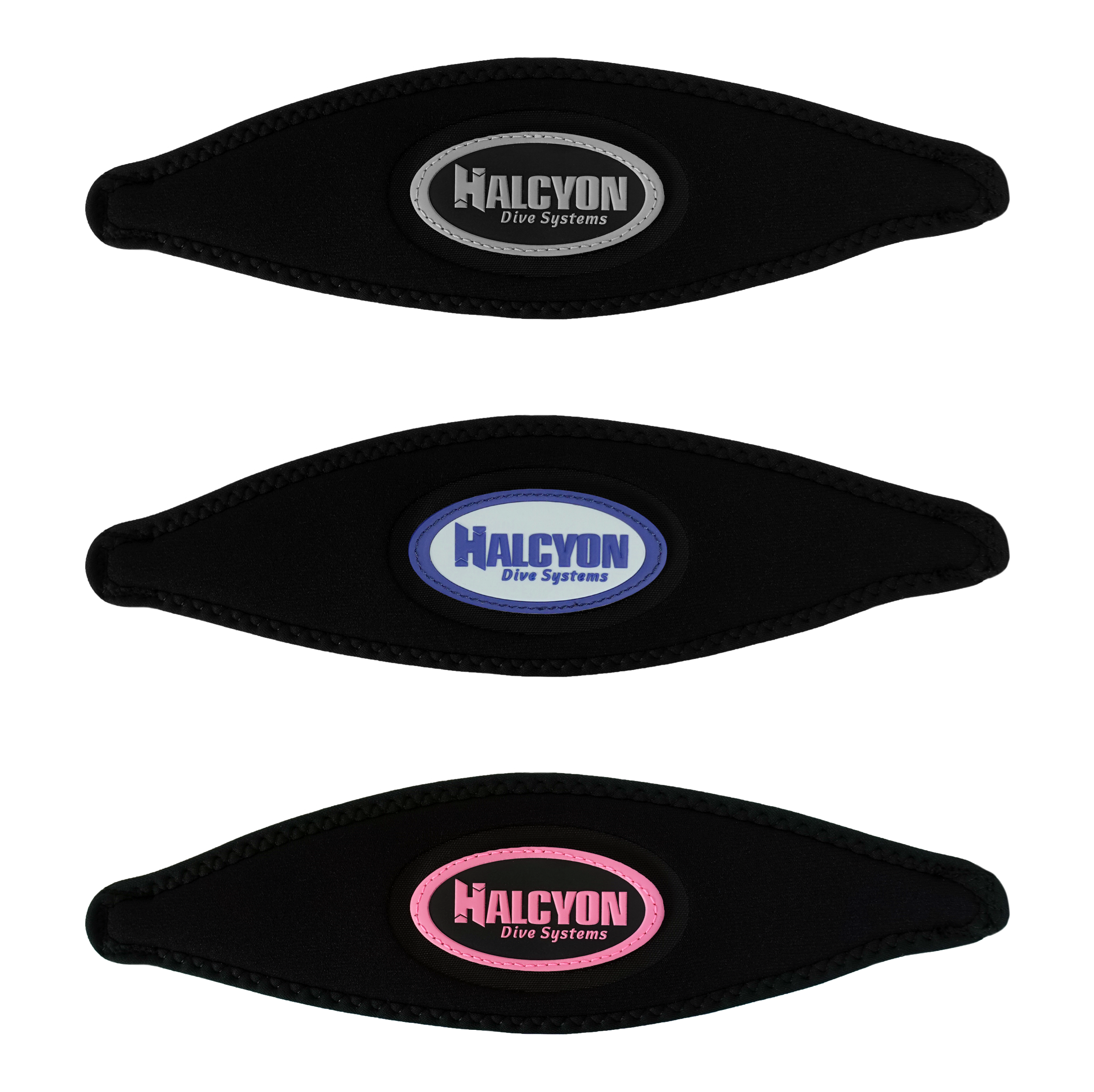 Halcyon Neoprene Logo Mask Straps w/ Velcro