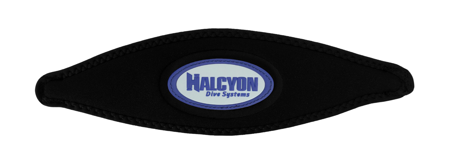 Halcyon Neoprene Logo Mask Straps w/ Velcro - Blue