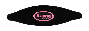 Halcyon Neoprene Logo Mask Straps w/ Velcro - Pink