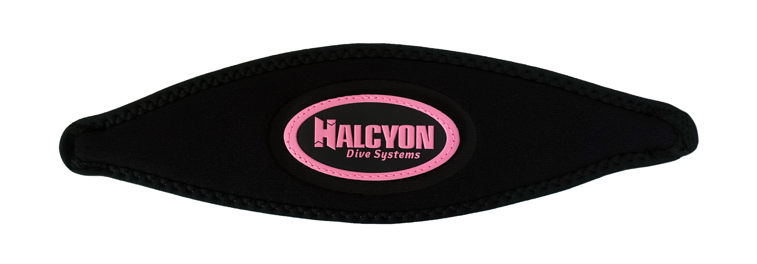 Halcyon Neoprene Logo Mask Straps w/ Velcro - Pink