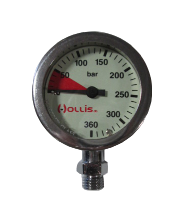 Hollis Metal Pressure Gauge Without Boot Metric