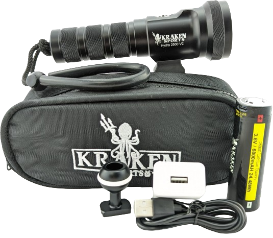 Kraken Hydra 2500 V2 Dive Light