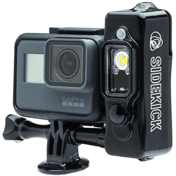 Light & Motion Sidekick Flood with GoPro