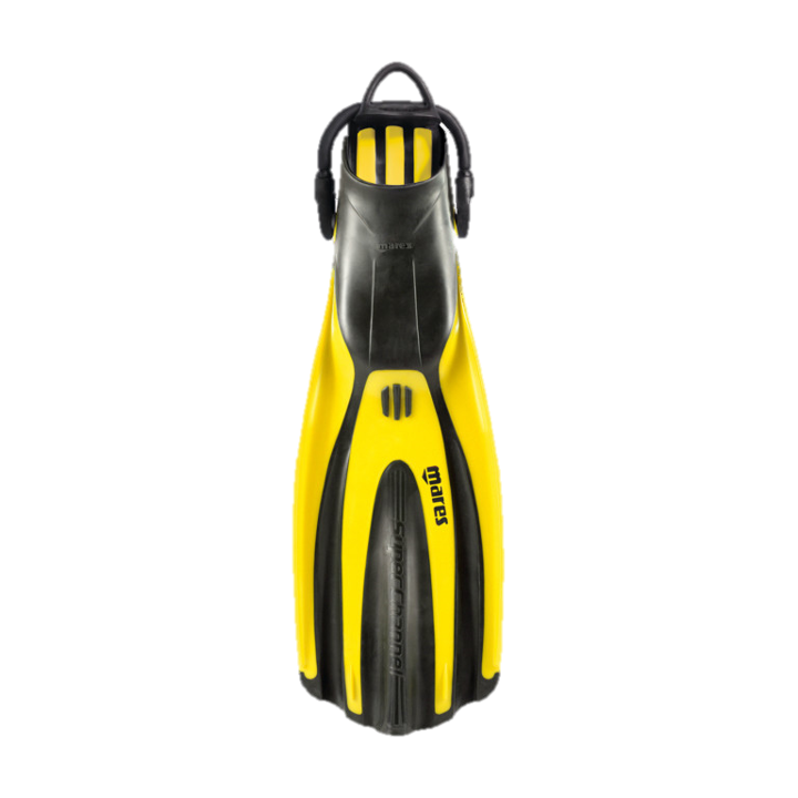 Mares Avanti Superchannel Open Heel Scuba Fins - Royal Yellow