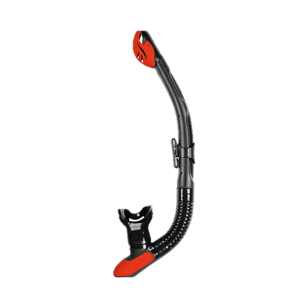 Mares Ergo Dry Snorkel - Red & Black