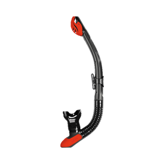 Mares Ergo Dry Snorkel - Red & Black