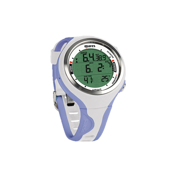 Mares Smart Wrist Dive Computer - White & Lilac