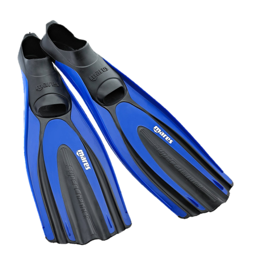 Mares Avanti Superchannel Full Foot Fins - Royal Blue