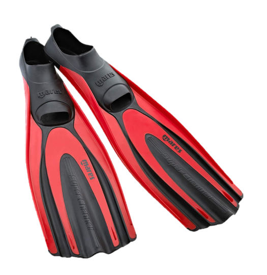 Mares Avanti Superchannel Full Foot Fins - Red