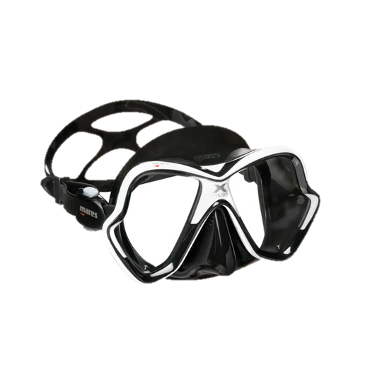 Mares X-Vision Dive Mask - Black & White