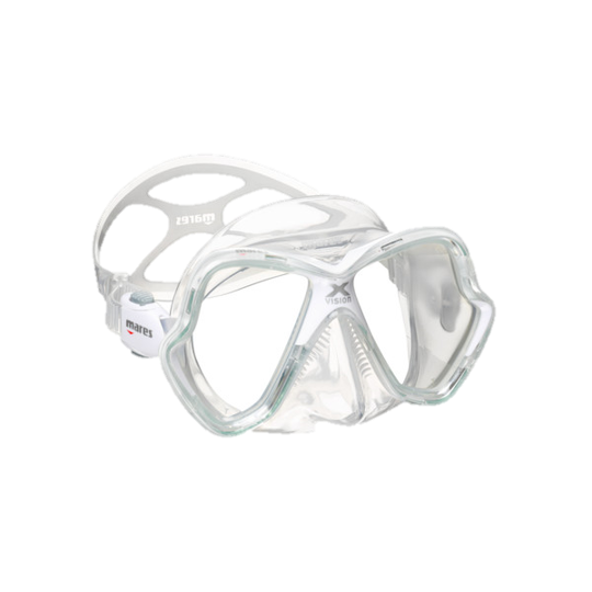 Mares X-Vision Dive Mask - White & Clear