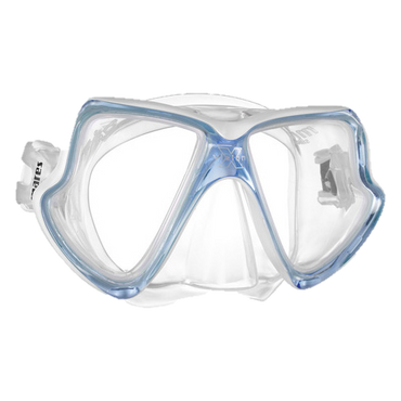 Mares X-Vision Mid Dive Mask - Clear & Light Blue