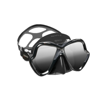 Mares X-Vision Ultra LiquidSkin Dive Mask - Black & Grey Mirrored Lens