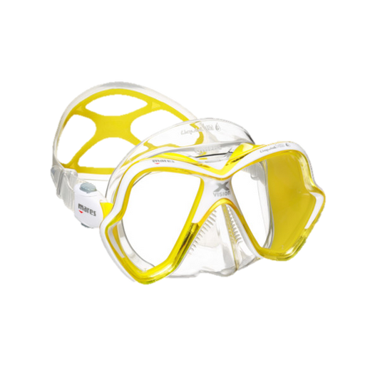 Mares X-Vision Ultra LiquidSkin Dive Mask - Yellow & Clear