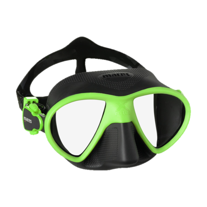 Mares X-Free Mask - Black & Green