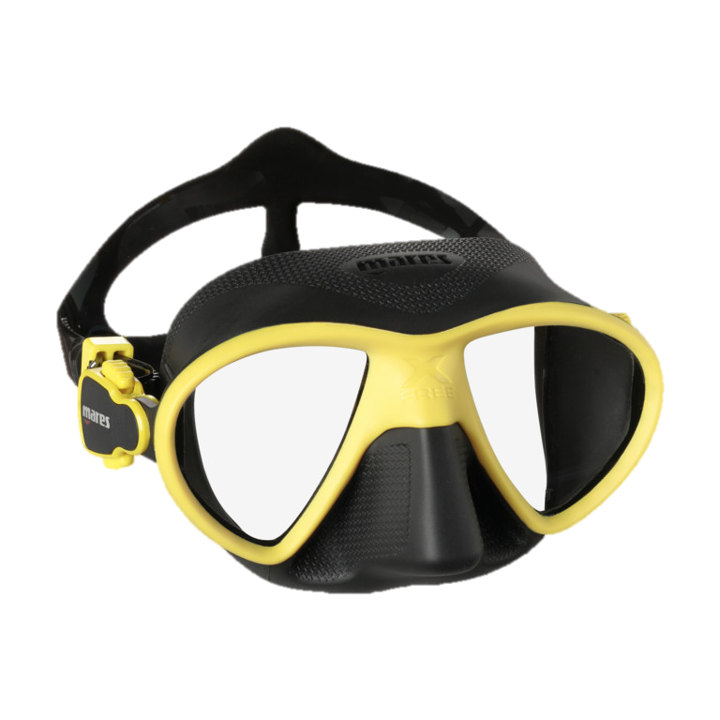 Mares X-Free Mask - Black & Yellow