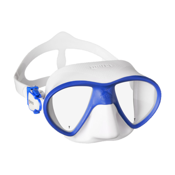 Mares X-Free Mask - White & Blue