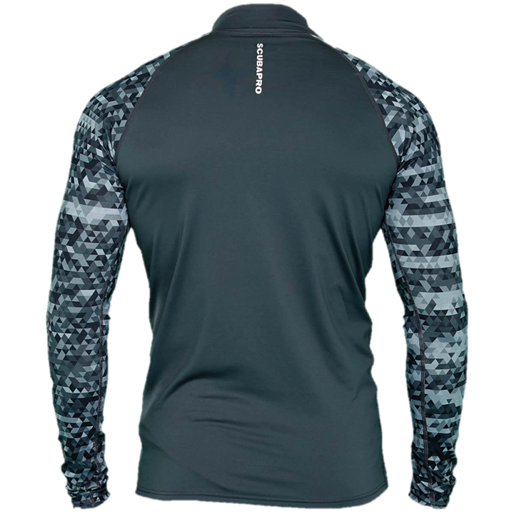 ScubaPro UPF 50 Men's Long Sleeve Rash Guard - Graphite